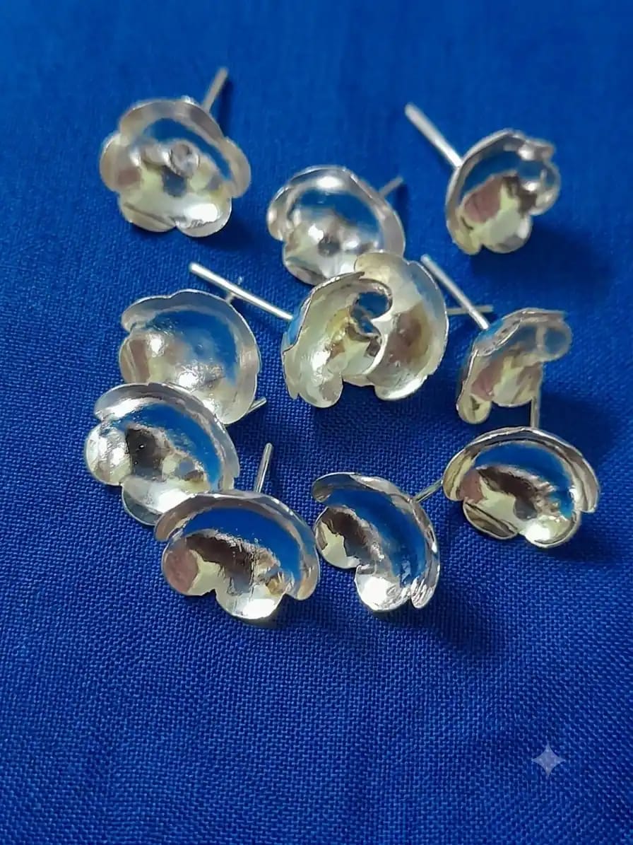 108 flowers for Pooja Silver plated