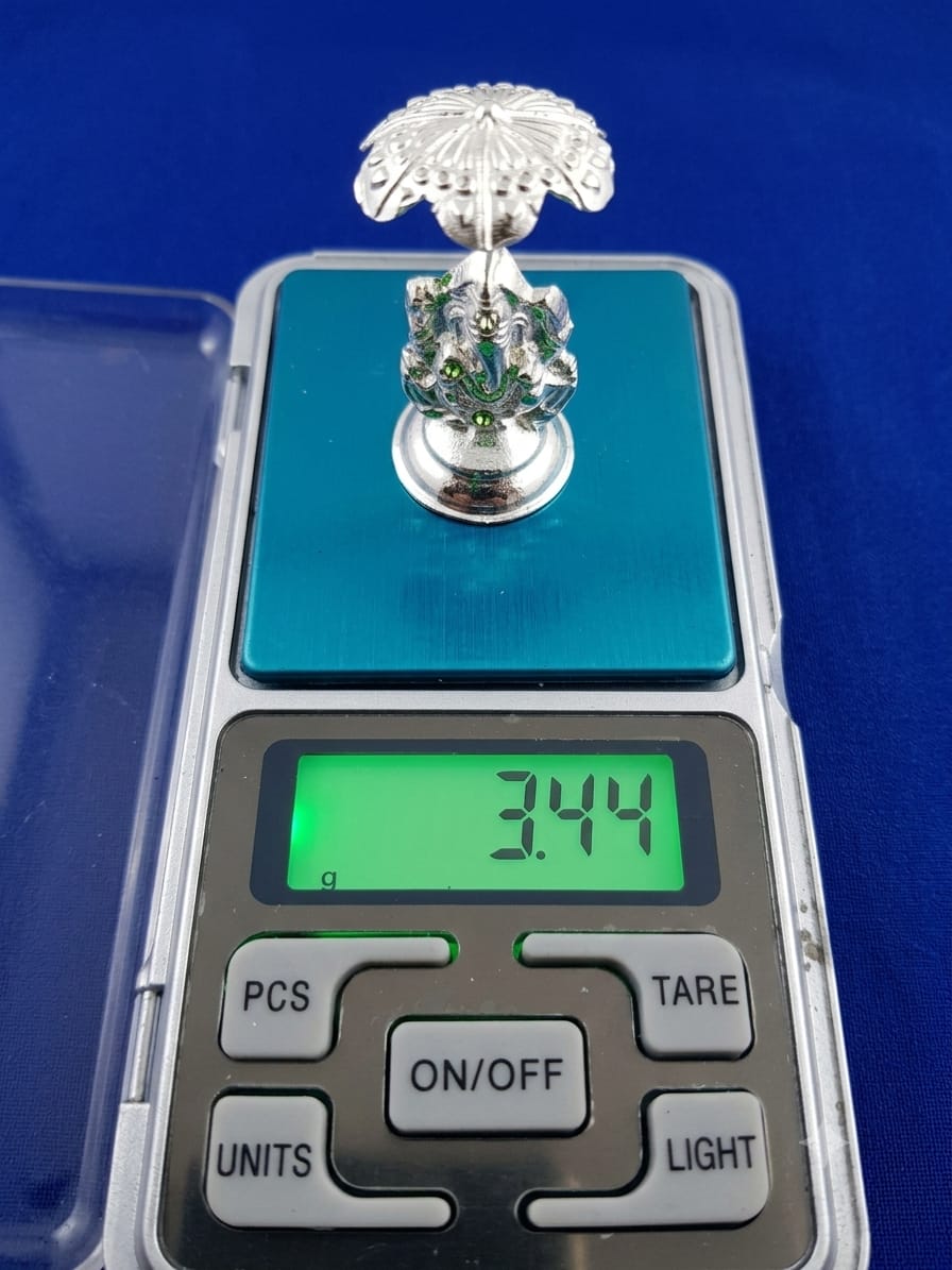 Ganesh Murthy in Silver (original) ganesh chaturthi special for Pooja