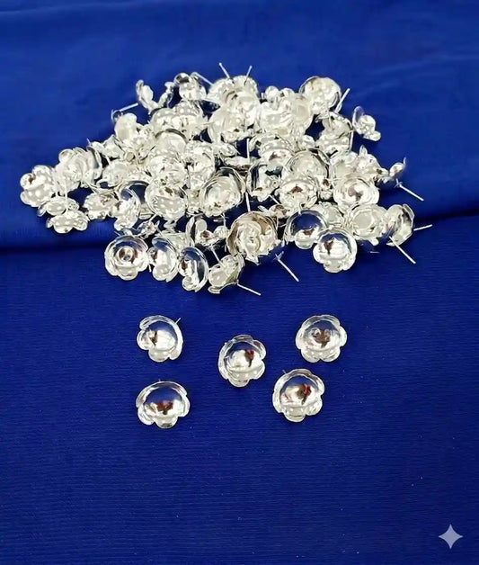 108 flowers for pooja Silver plated