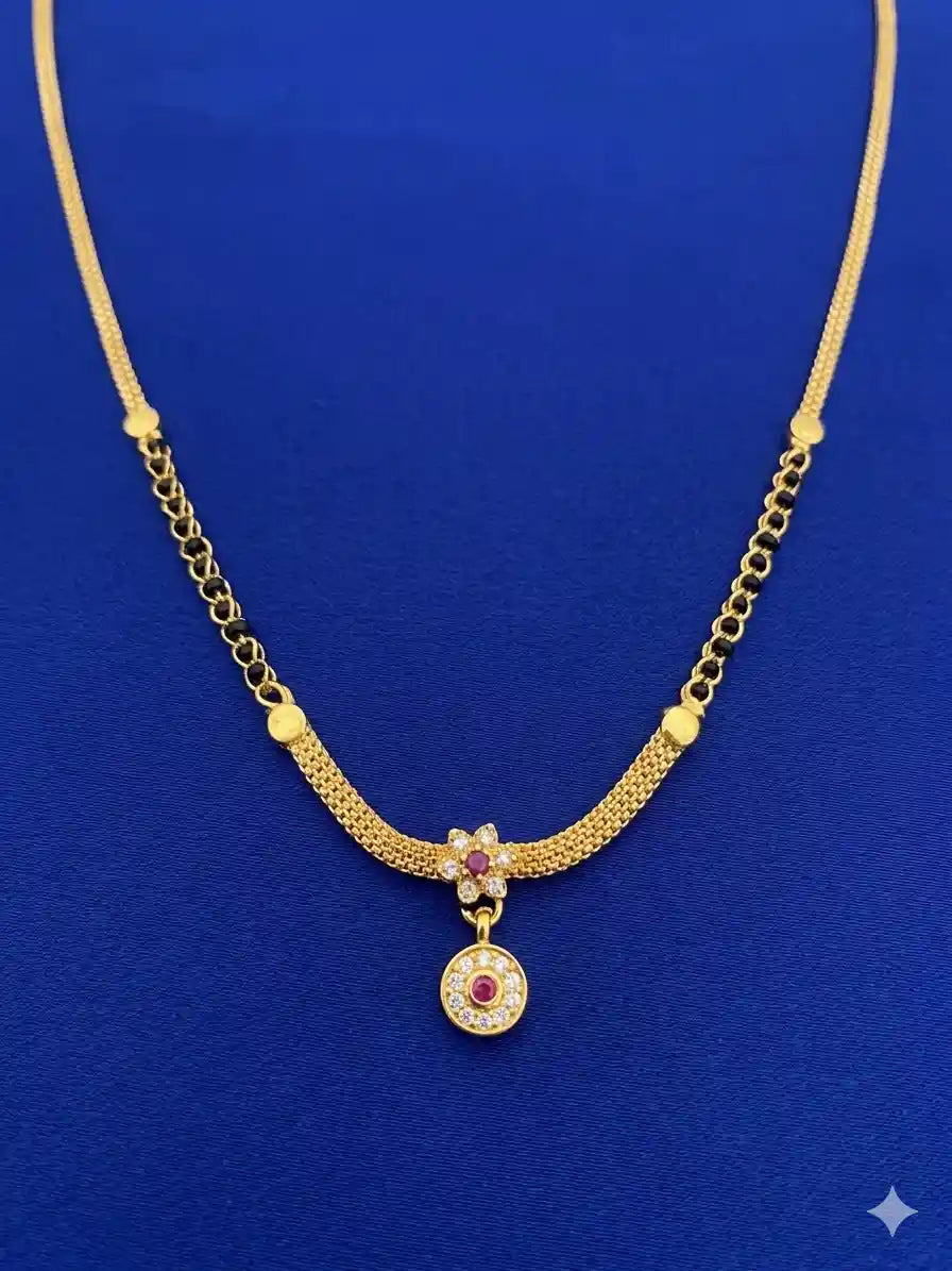 Necklace gold plated