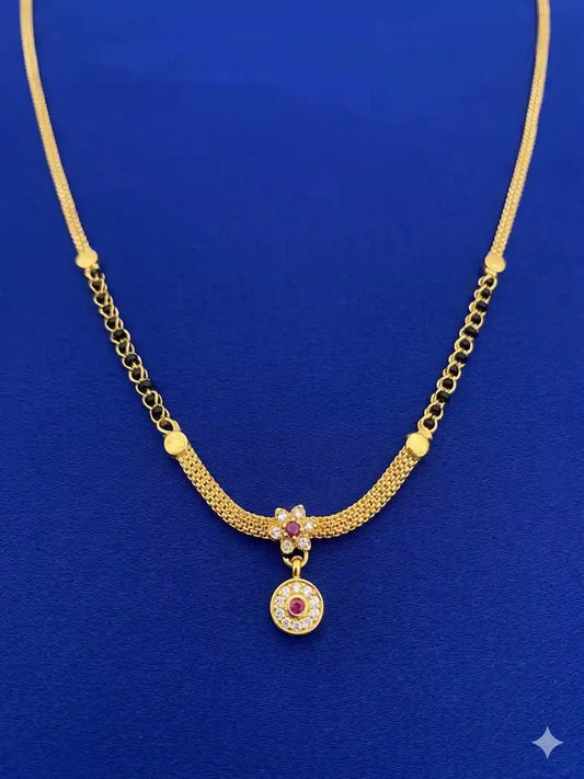 Necklace gold plated
