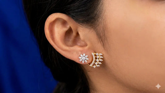 2-in-1 ear jacket earrings