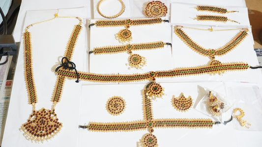 classical dance set jewellery